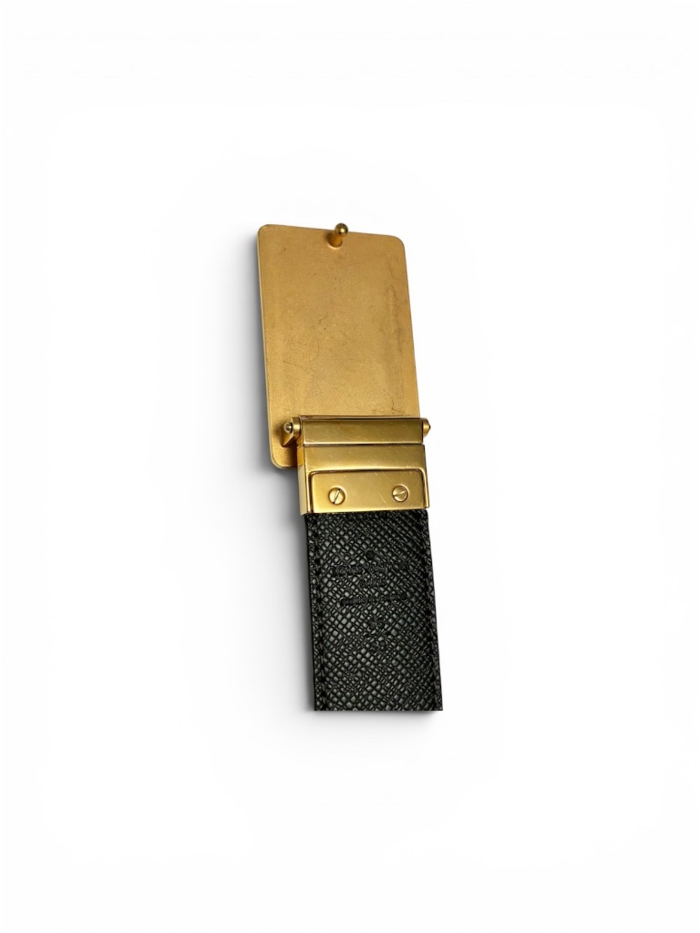 RARE Authentic Louis Vuitton Damier Ebene Canvas Inventeur Reversible Belt 100cm - Picture 3 of 5